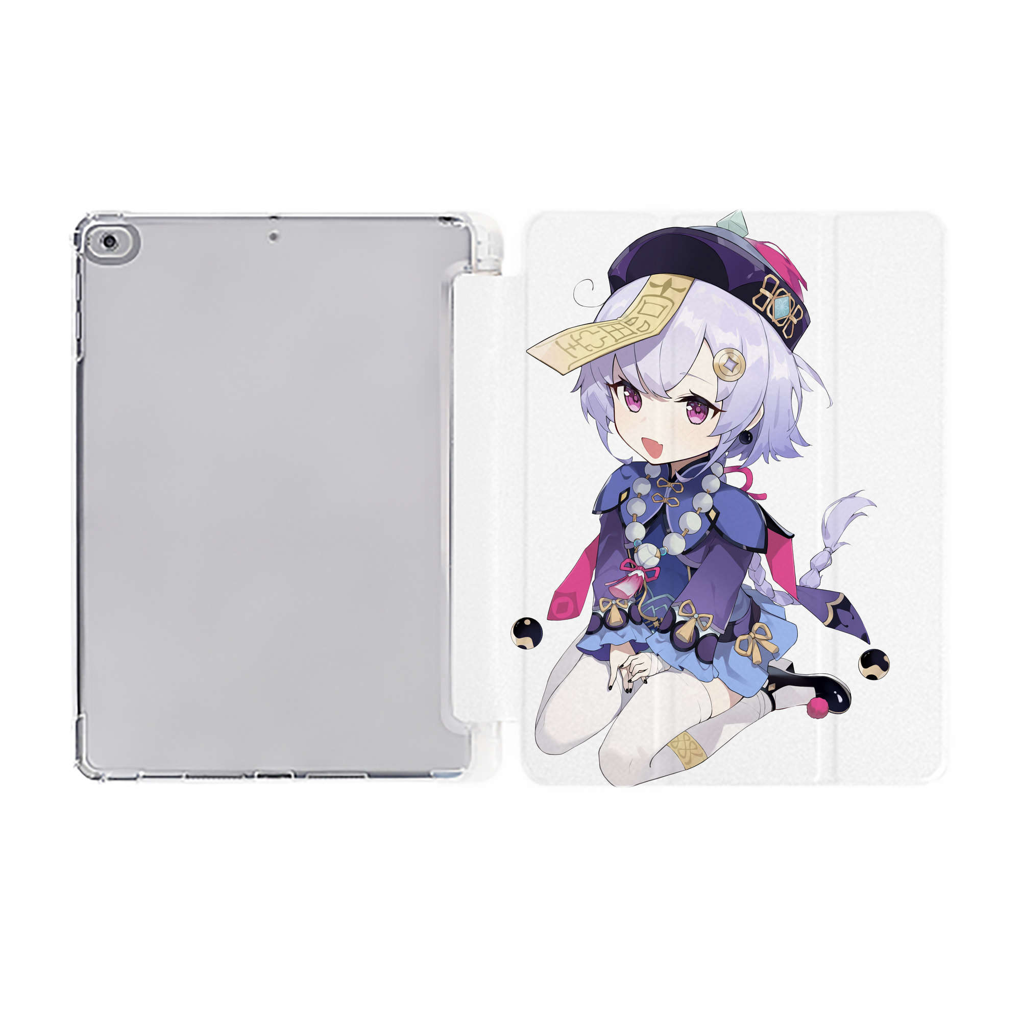 げんし神 七七 なな  genshin Nana IPad ケース ペン収納付き 三つ折りスタンド PUレザー×シリコン 対応機種9.5/10.5/10.9インチ